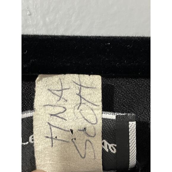 90s Women 11/12 Embroidered Floral Maxi Dress Black‎ Moody Floral Y2K Prom Goth - Picture 12 of 16